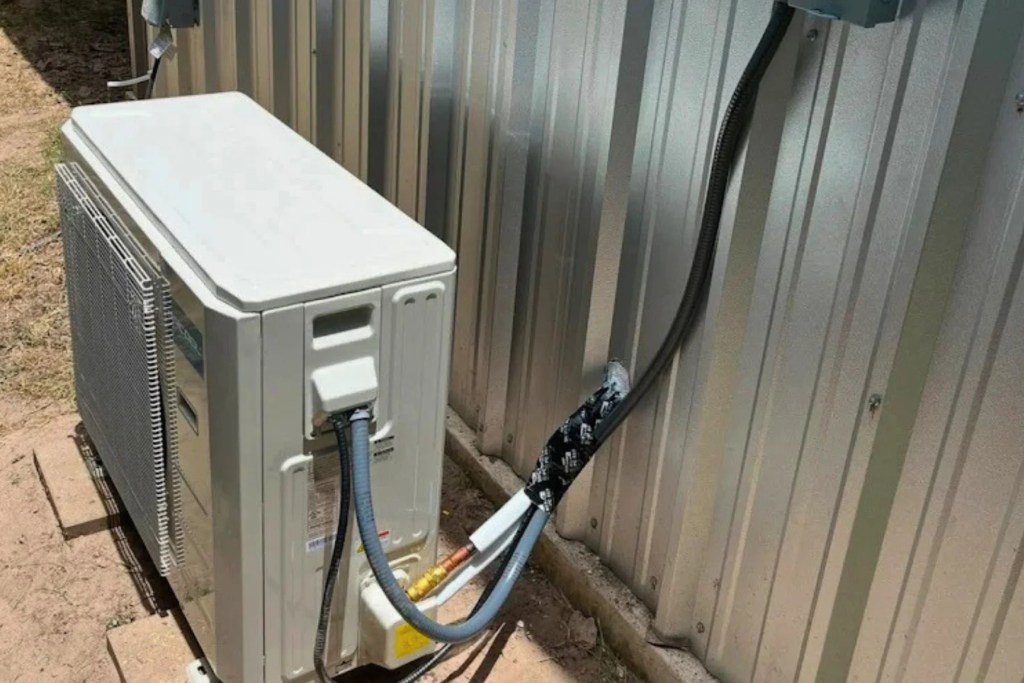 mini split unit intall