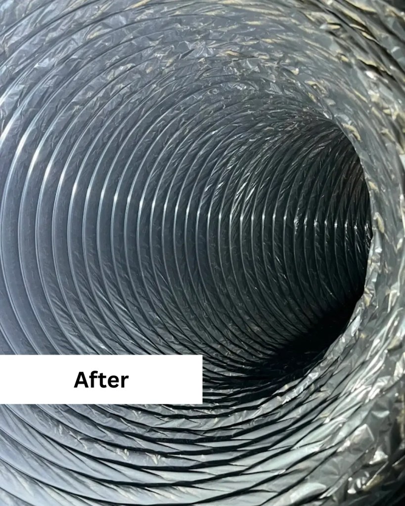 clean air duct after service